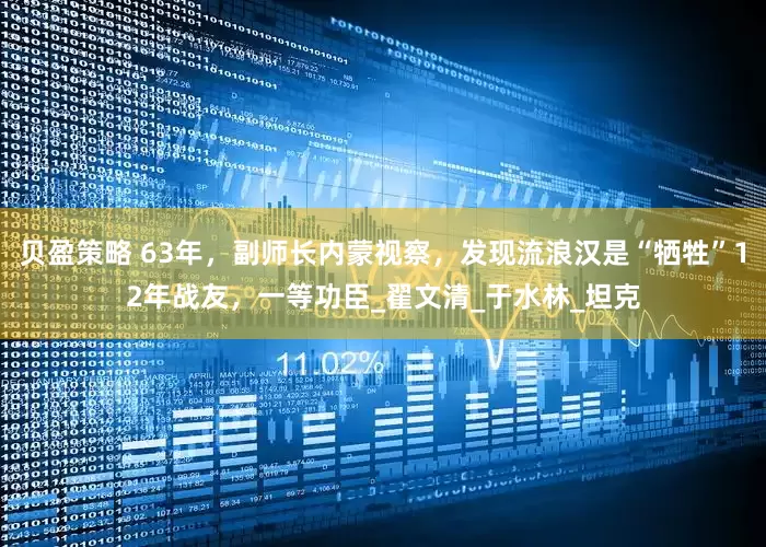 贝盈策略 63年，副师长内蒙视察，发现流浪汉是“牺牲”12年战友，一等功臣_翟文清_于水林_坦克
